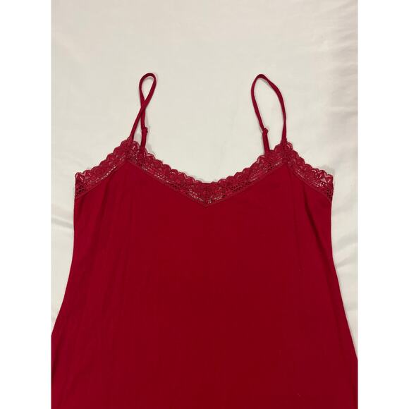 Vintage Loft Cami Y2k Tank Top Cami Lace Trim Adjustable Straps Size Small - Picture 3 of 7